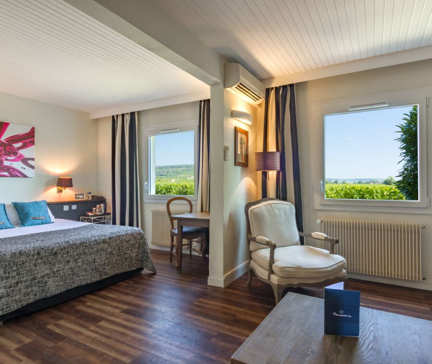 chambre avec vu sur les vignobles à beaune en Côte-d’or 21